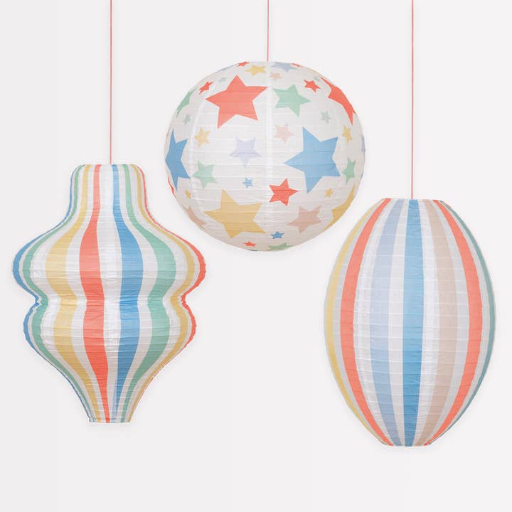 Stars & Stripes Lanterns for wholesale by Meri Meri