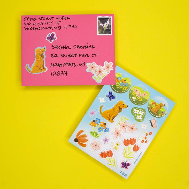 Grey Street Paper - Wholesale Sticker - Under The Sea Shark & Tropical Fish Paper Sticker Sheet