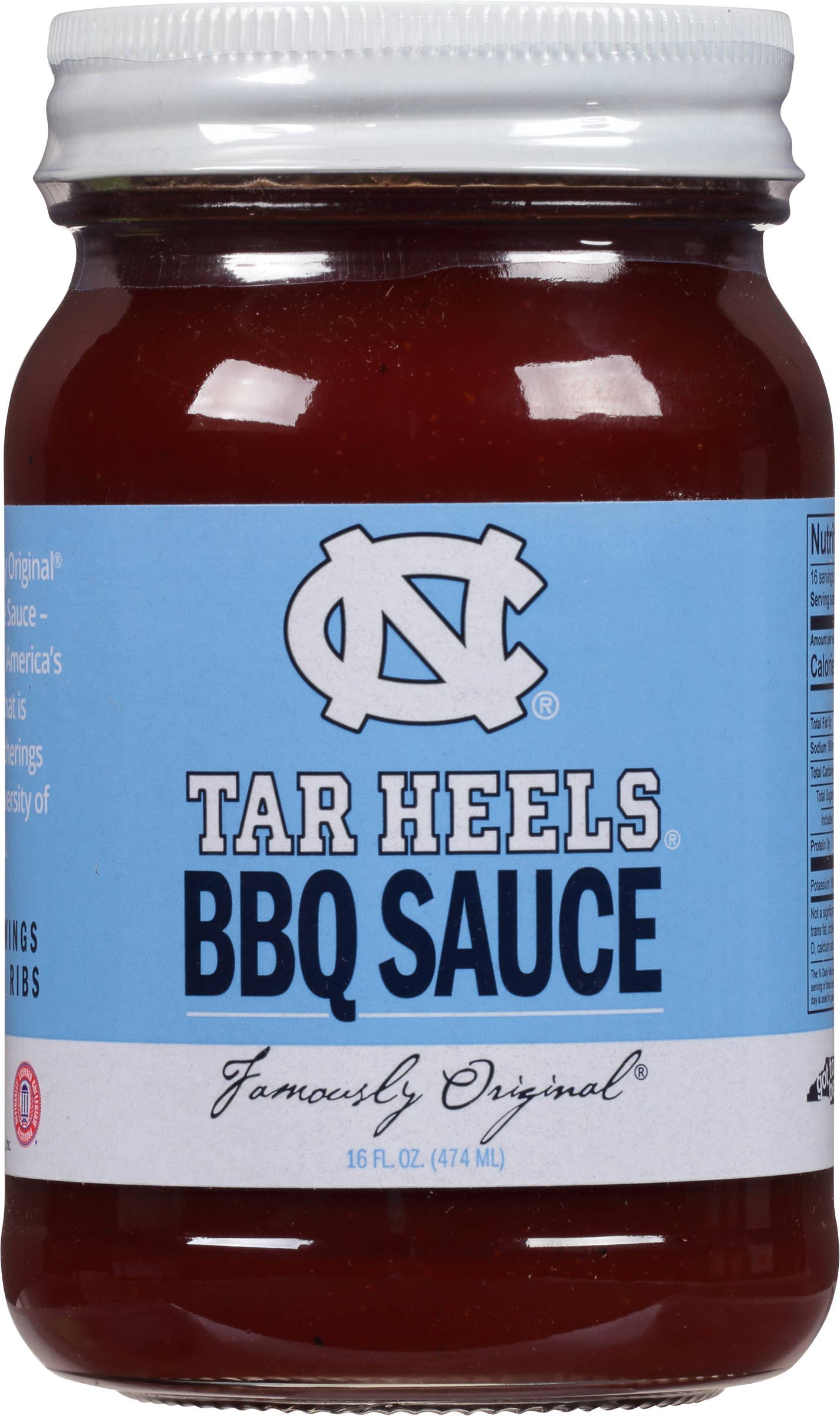 Cackalacky® - Wholesale BBQ Sauce - Carolina Tar Heels® BBQ Sauce (16 oz)1