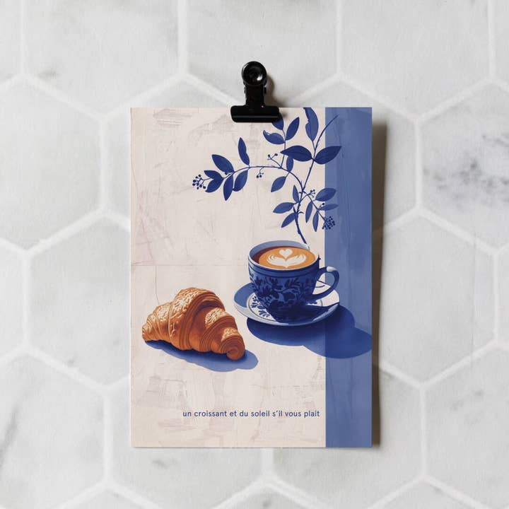 Botanopia - gifts , decor and cards for plant lovers - Wholesale Everyday Greeting Card - Un croissant et du soleil | Everyday Greeting Card in French3