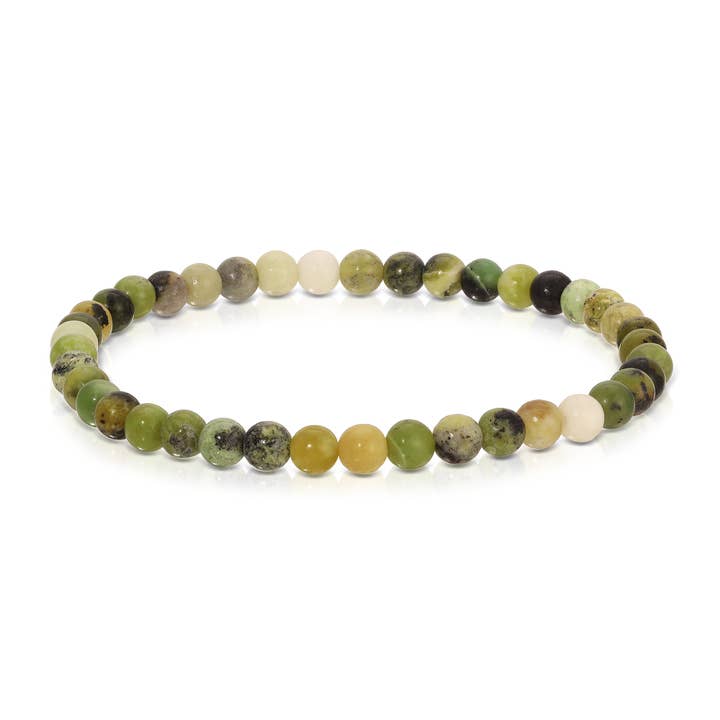 My Fun Colors - Wholesale Beaded Bracelet - Mini Gemstone 4mm Beaded Stretch Bracelets | 43 Colors!
