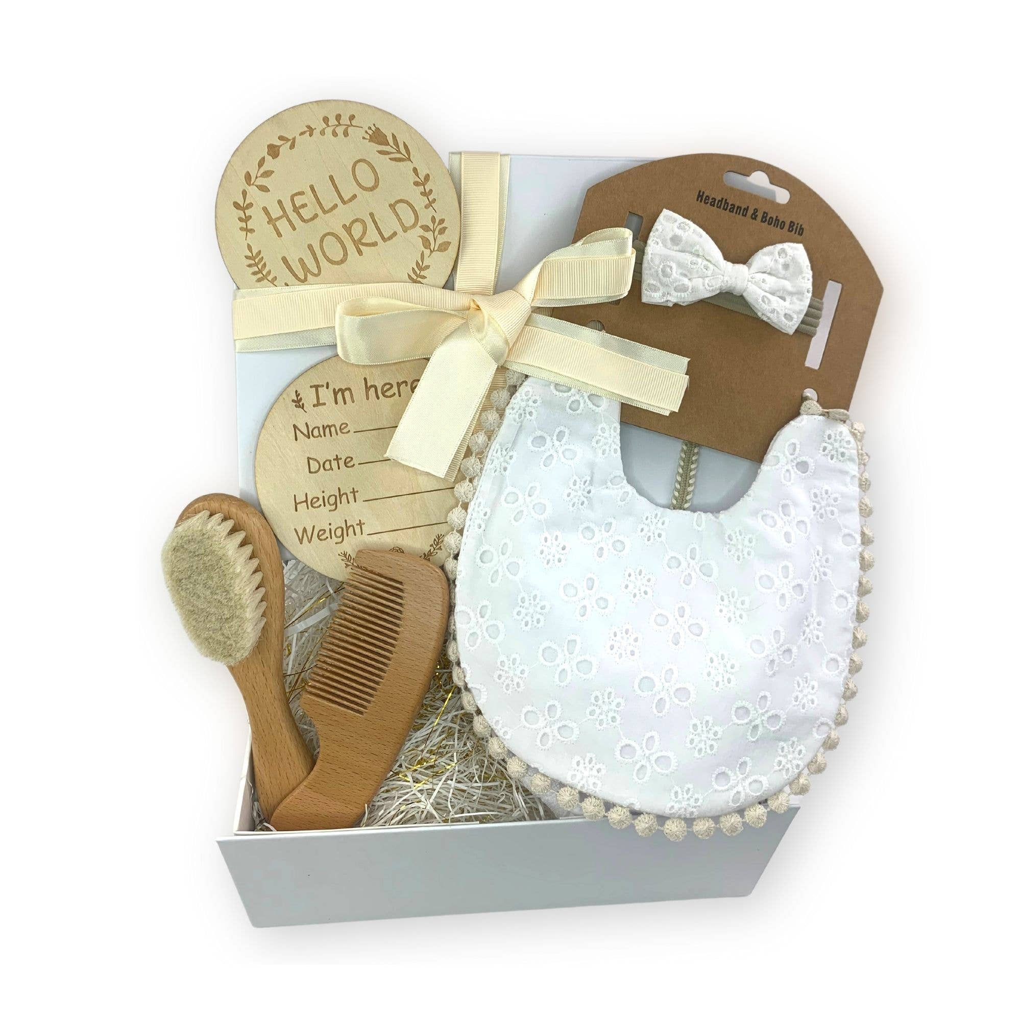 verona home and gift - Wholesale Milestone Art/Keepsake - Kids & Baby - Baby Announcement Sign - for newborn gift box (2 pcs) 9