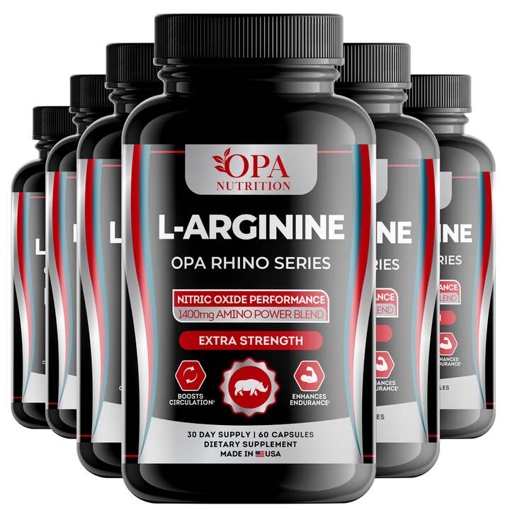 OPA Nutrition - Wholesale Oral supplement/vitamin - L-Arginine Complex – Nitric Oxide, Energy & Endurance · 60ct4