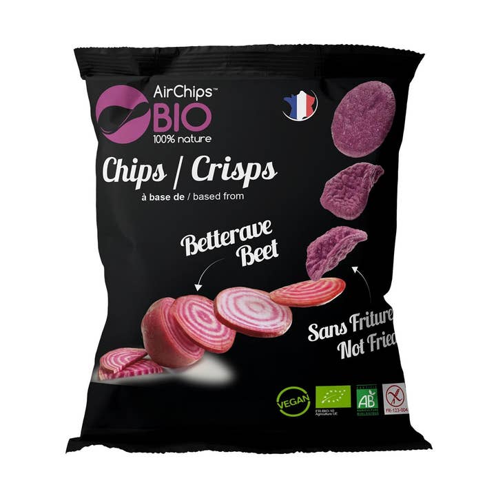 Beetroot chips (30g) 1 BUY 1 FREE DDM 31/03/24 for wholesale by Airchips Nutrition