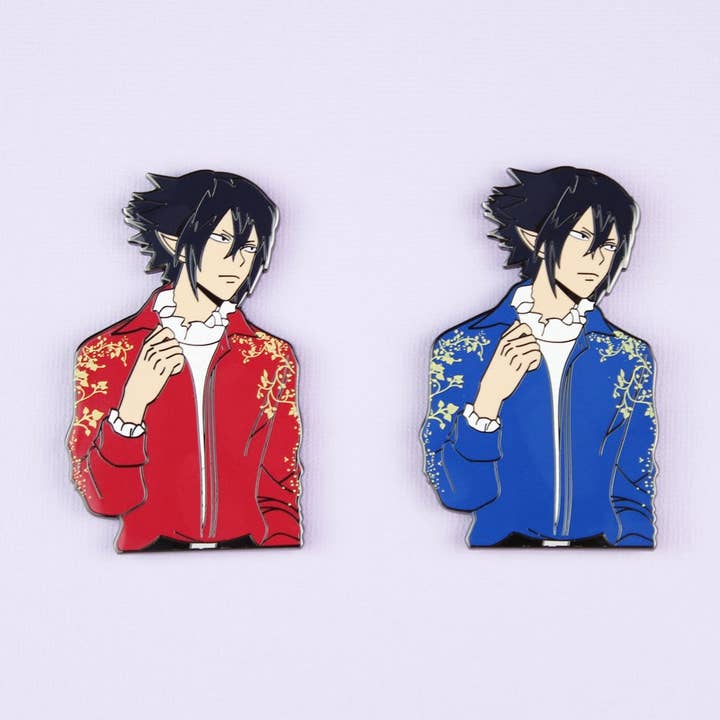 Shy Elf Idol Enamel Pin for wholesale by Agi Jagi Shop