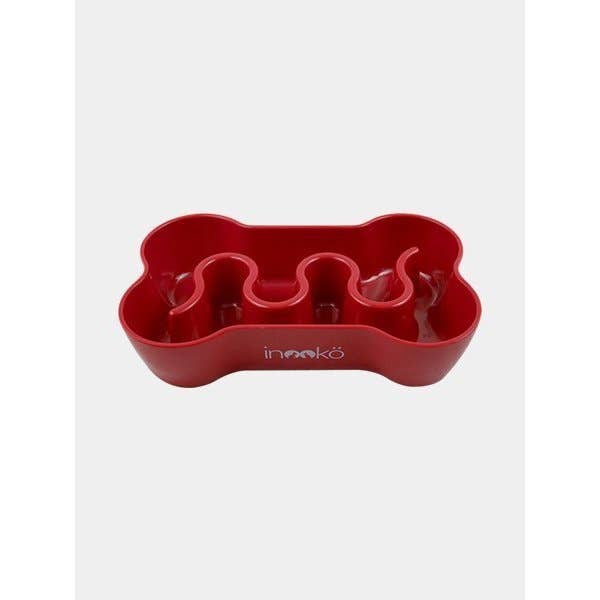INOOKO - Wholesale Pet Bowl - Cat/Dog - Anti-Glutton Bowl - S/M - Red