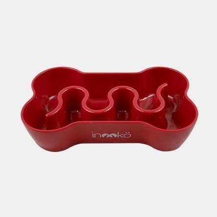INOOKO - Wholesale Pet Bowl - Cat/Dog - Anti-Glutton Bowl - S/M - Red0