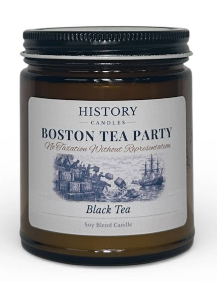 Boston Tea Party - History Candle - Black Tea for wholesale by History Candles