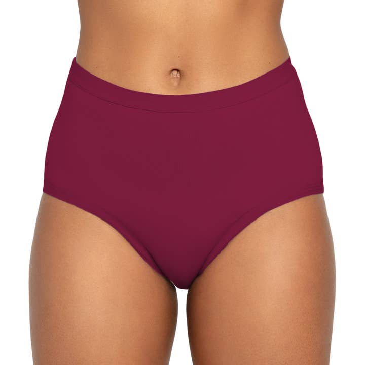 Den højtaljede menstruationsperiode. i økologisk bomuld. Til kraftige blødninger - Enkelt polybag-enhed for engroshandel hos The Period Company