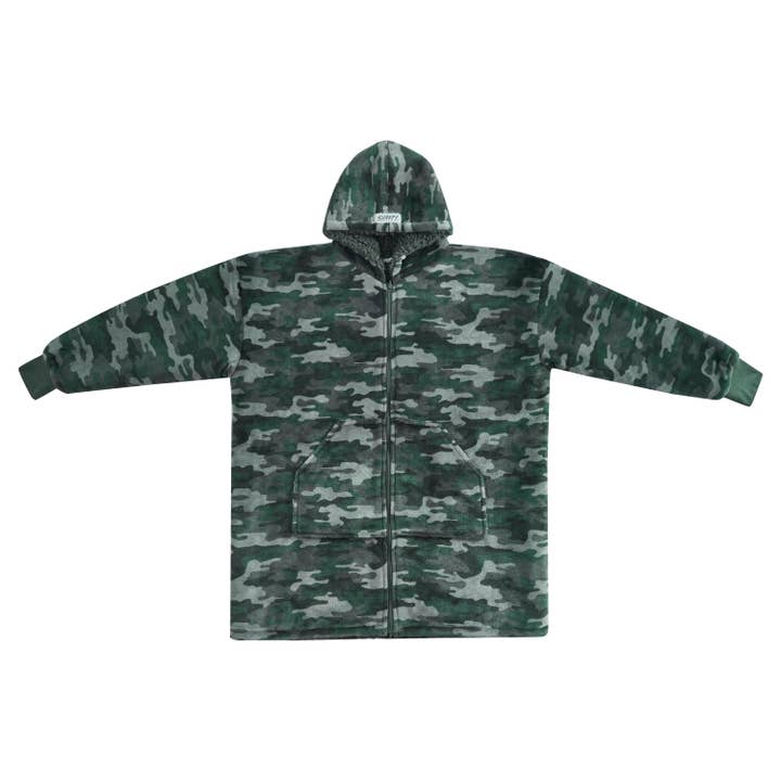 Sutton Home Fashions LLC - Wholesale Hoodie - Unisex - Sherpy for Adult Comfy Hoodie Wearable Blanket