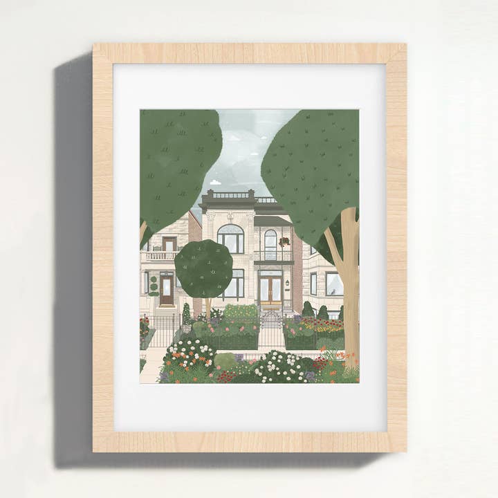 Chicago - Stadt im Garten - Porträt für den Großhandel von Drift Trace