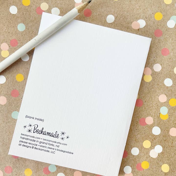 Beckamade - Wholesale Love Card - I Miss You Like An Idiot Misses The Point Card