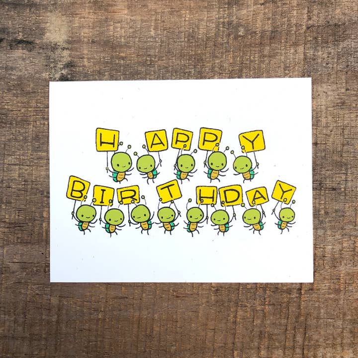 bugs birthday card for wholesale by everyday balloons print shop