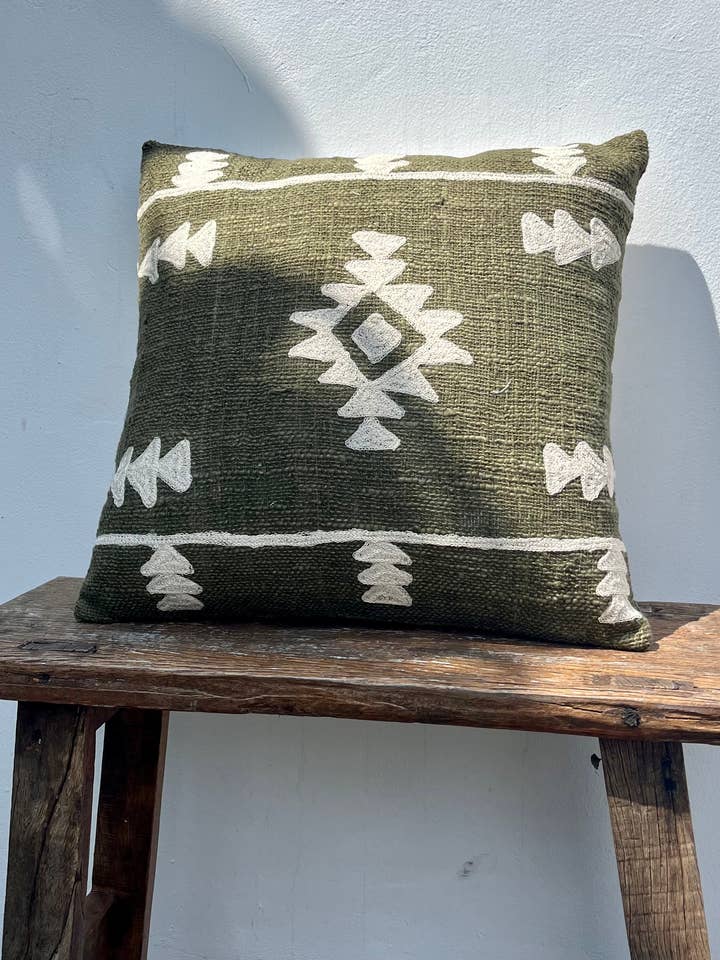 Almofada Sage Serenity por atacado de Kayu Living Bali