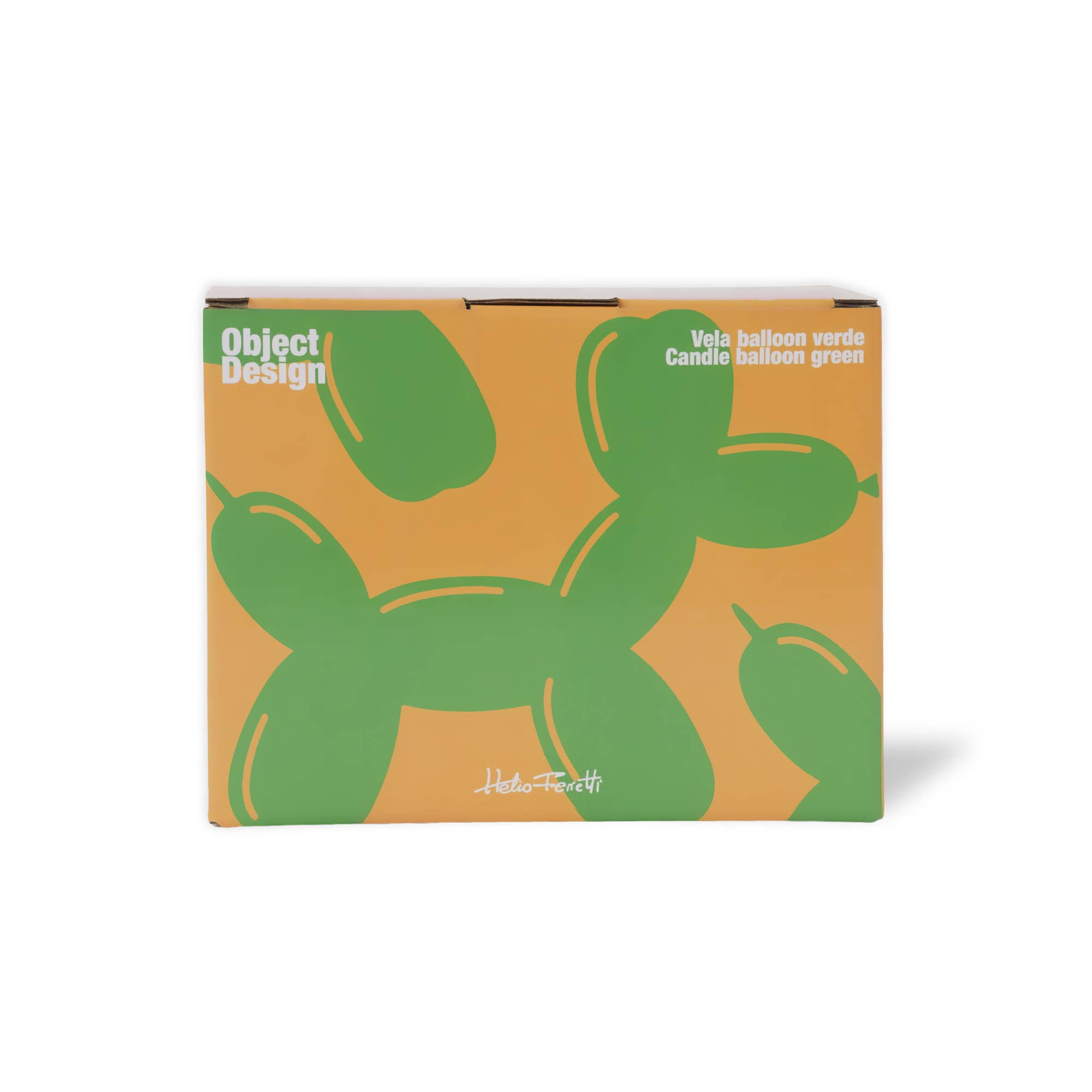 Helio Ferretti - Venta al por mayor Velas de diseño llamativo - Vela perro globo verde pintada a mano HF1