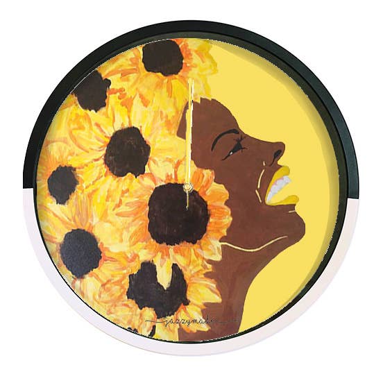 Horloge Murale Soleil pour la vente par Jazzymade