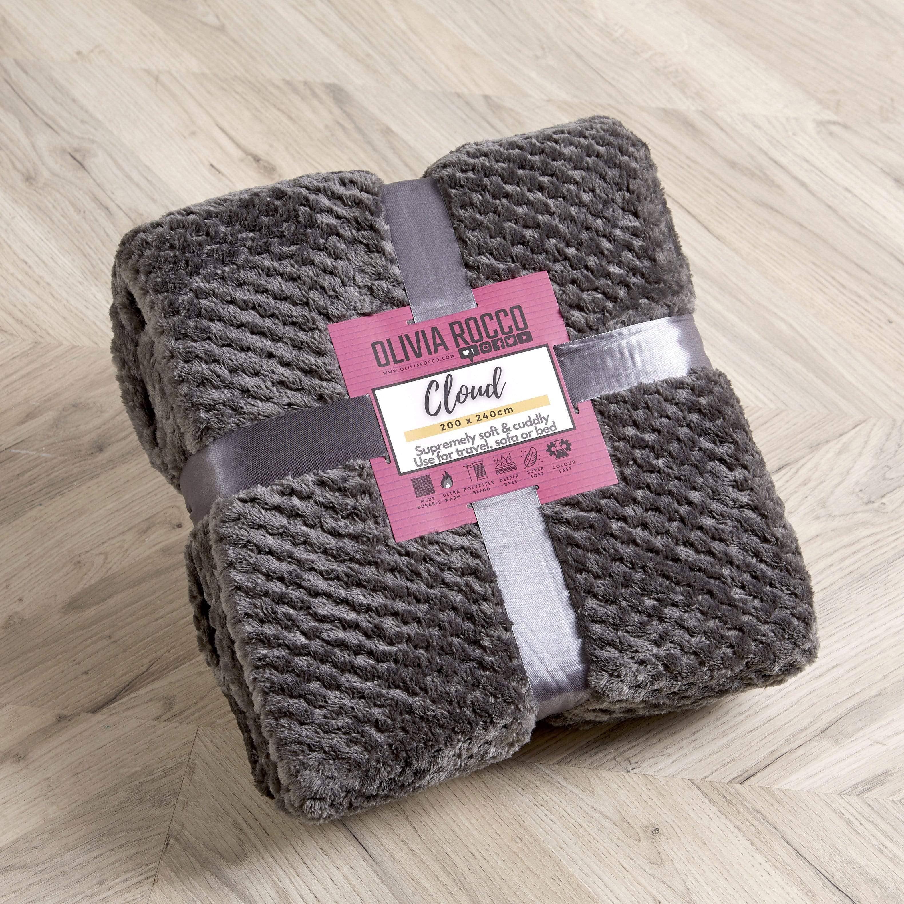 LOOMWORKS LTD – wholesale Throw blanket – Cloud Honeycomb Throw5