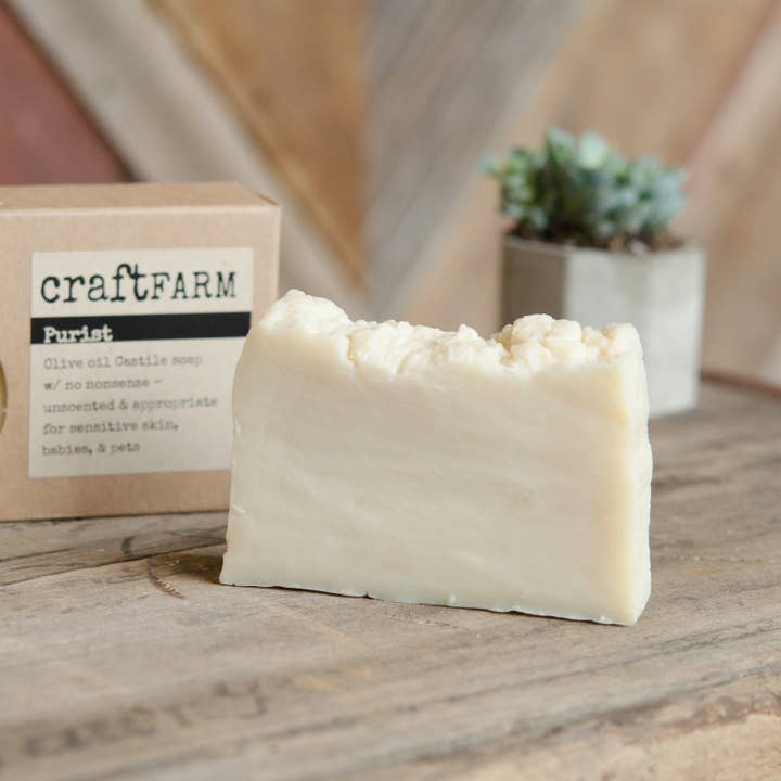 Craft Farm - Wholesale Bar Soap - Purist - Rustic Soap