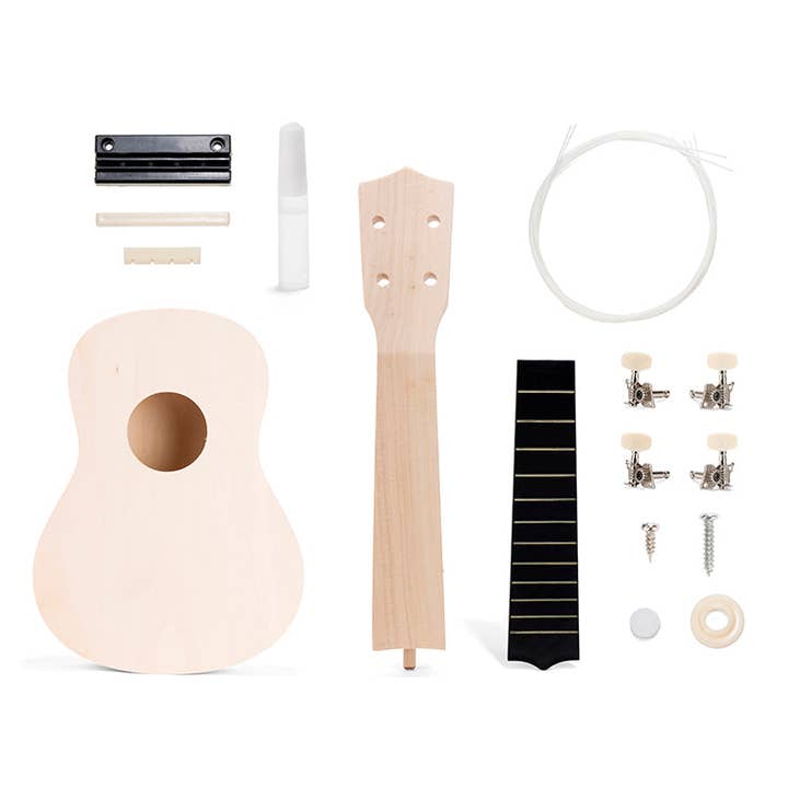 Kikkerland Design Inc - Wholesale DIY Craft Kit - Make Your Own Ukulele