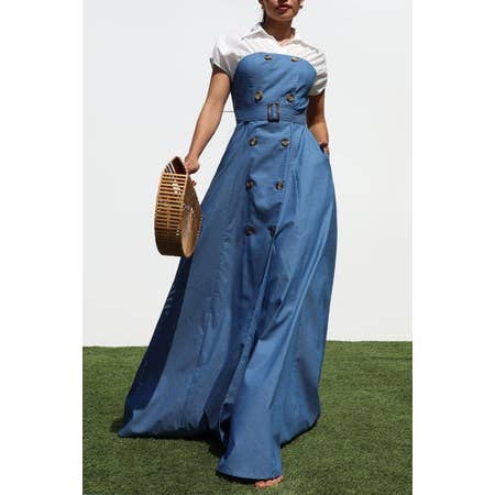 Black Pearl Clothing – wholesale Dress – Women's – BUTTONED UP BEAUTY MAXI

3