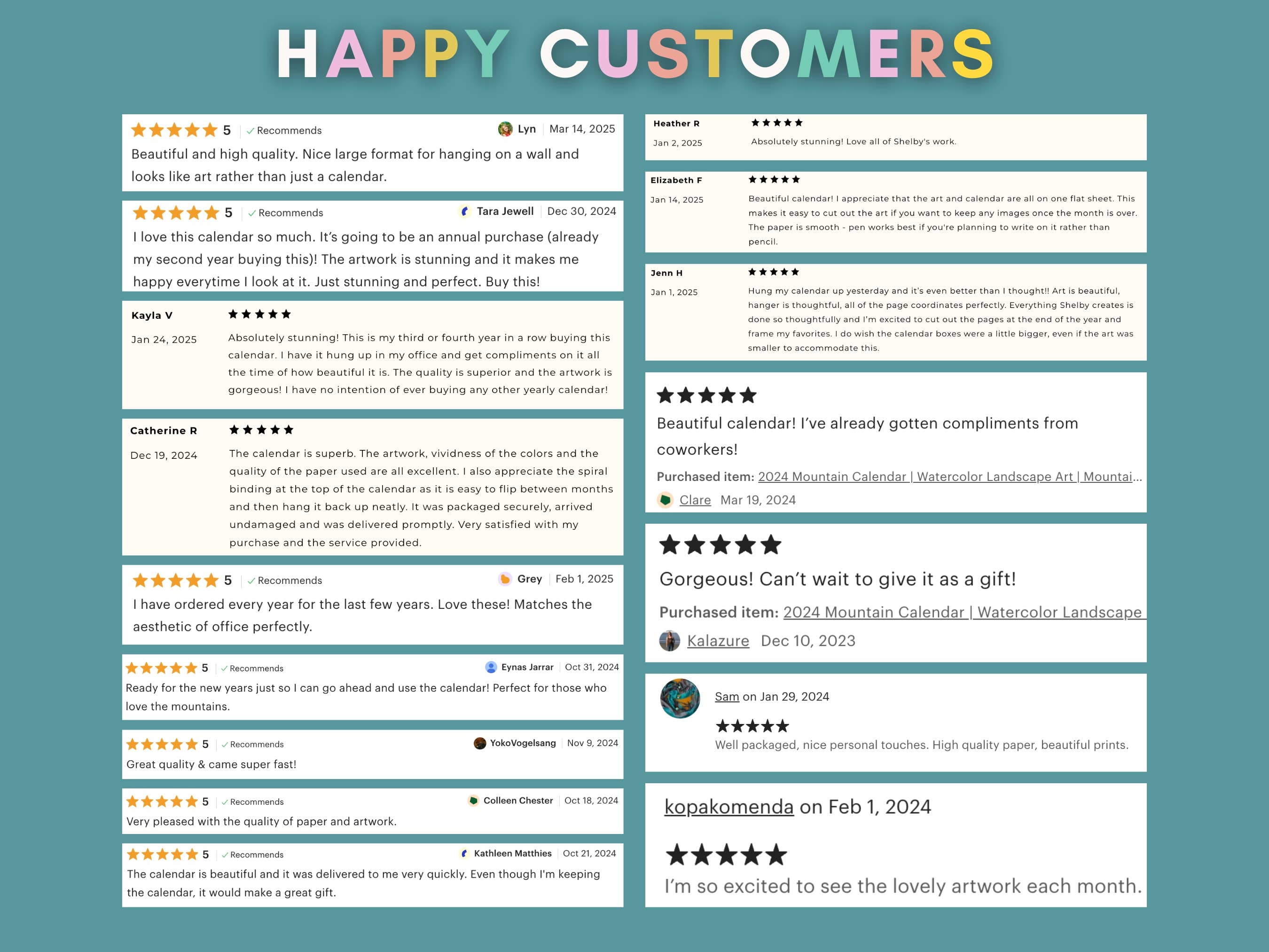 Shelby Thayne Art - Wholesale Calendar - 2026 Mountain Nature Calendar | Hanging Wall Calendar8