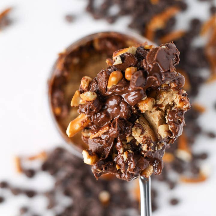 Nuts 'N More - Wholesale Nut Butter - Chocolate Maple Pretzel High Protein Peanut Butter Spread