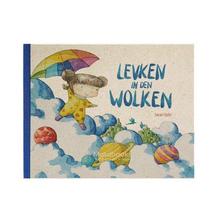 Levken in den Wolken (livre pour enfants en papier d'herbe) pour la vente par matabooks