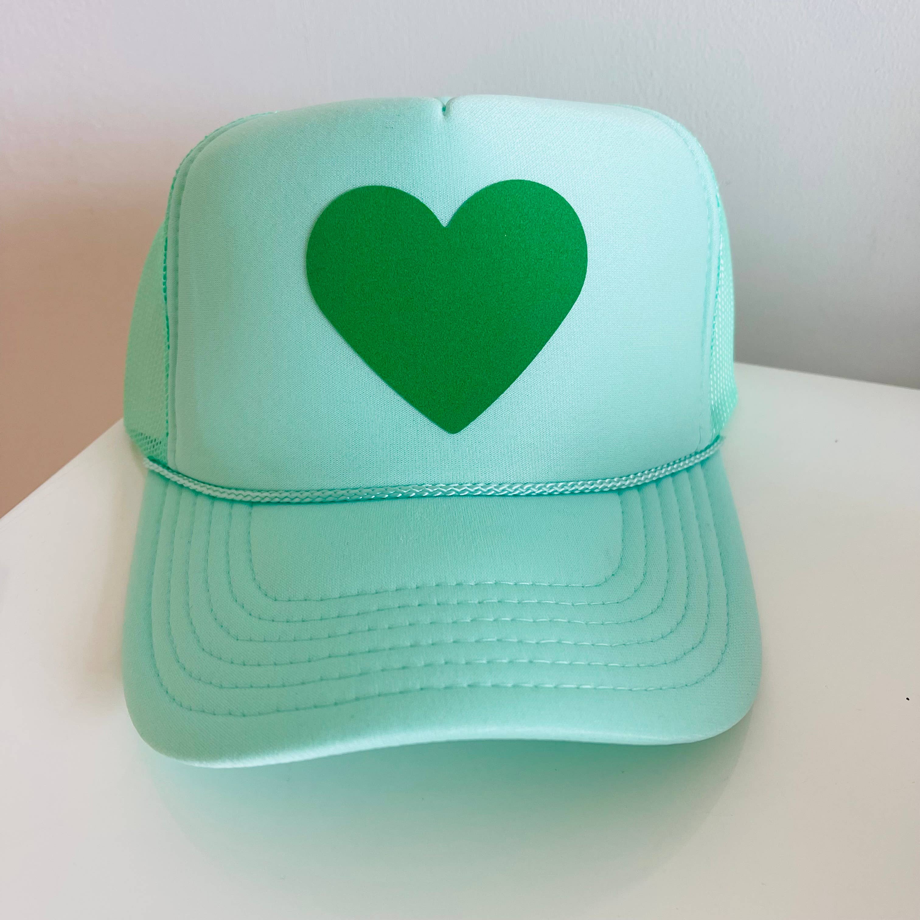 Rad Hat Society - Wholesale Trucker Hat - Women's - St. Patrick’s Day Heart Hat1