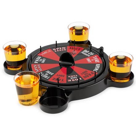 TRUE - Wholesale Board Game - Roulette Shots Party Shot Drinking Board Game