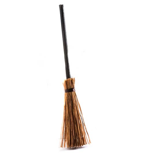 Factory Direct Craft - Wholesale Doll Accessory Kit - Kids - 3-1/2" - Miniature Natural Straw Brooms