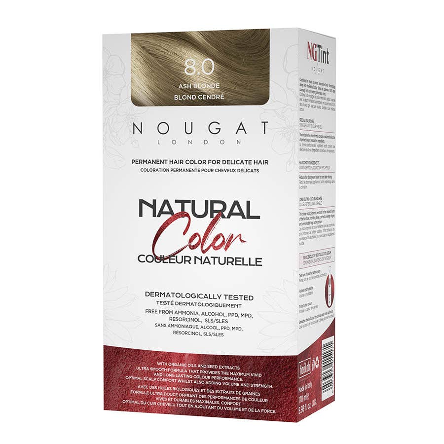 Nougat London – wholesale Hair dye – Permanent Hair Colour Ash Blonde 8.0 (170ml)0