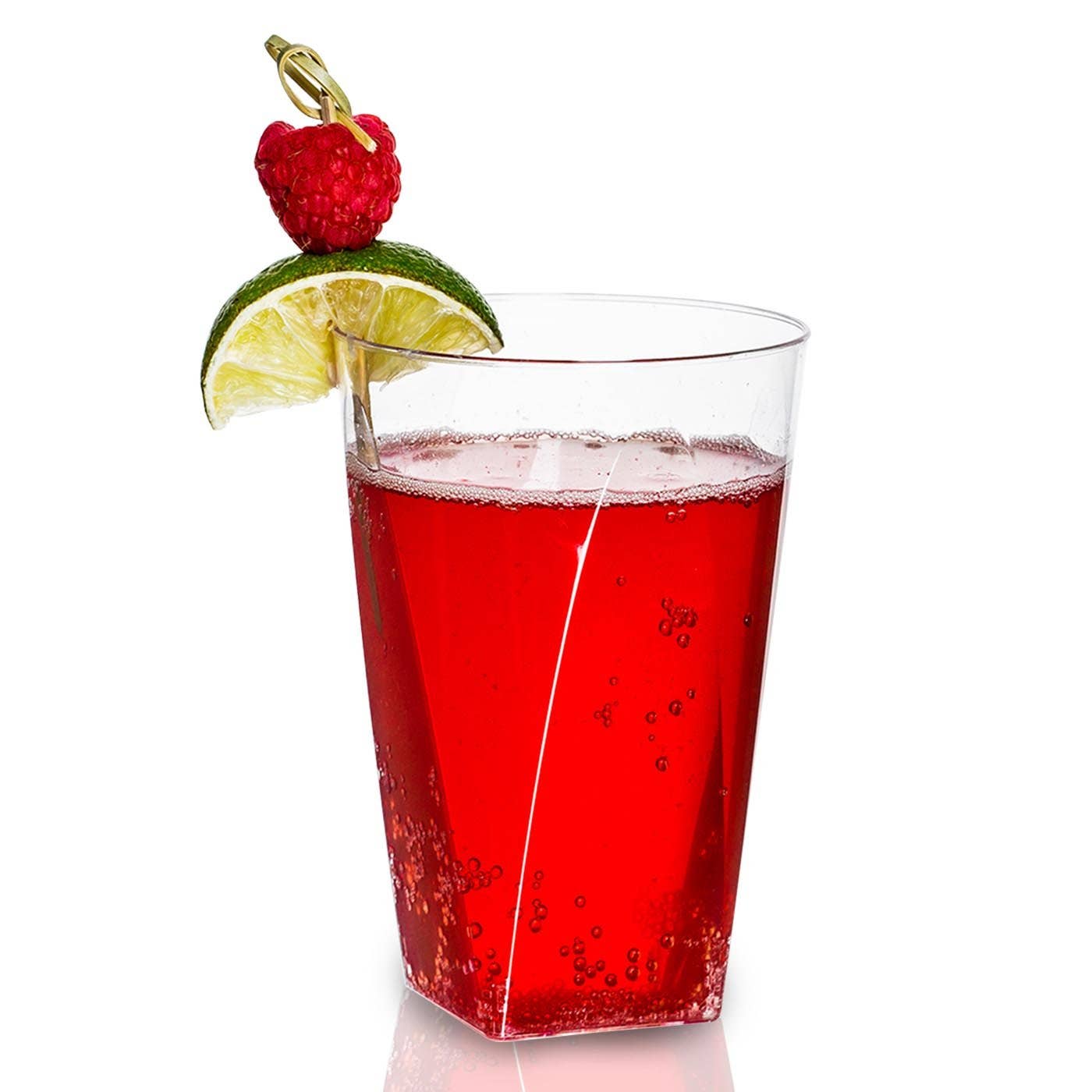 Smarty had a Party - Wholesale Disposable Cup - 7 oz. Clear Square Bottom Disposable Plastic Cups - 500 pcs2