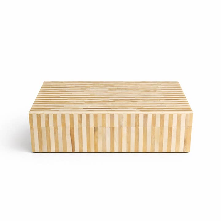 Lg. Bone Striped Decorative Box and other Purchase Wholesale small bone striped box. Free Returns & Net 60 Terms on Faire trending on Faire.