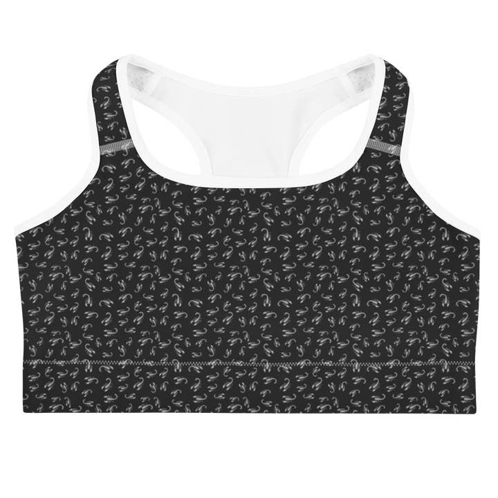 Soutien-gorge de sport Scorpion estampé Pale Sting pour la vente par Texas Eclipse Outfitters