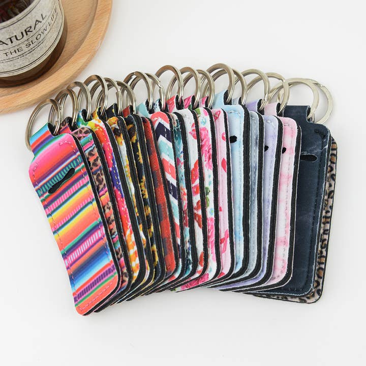 SoapElenGlen - Wholesale Lip balm case/holder - Small square lipstick case keychain12