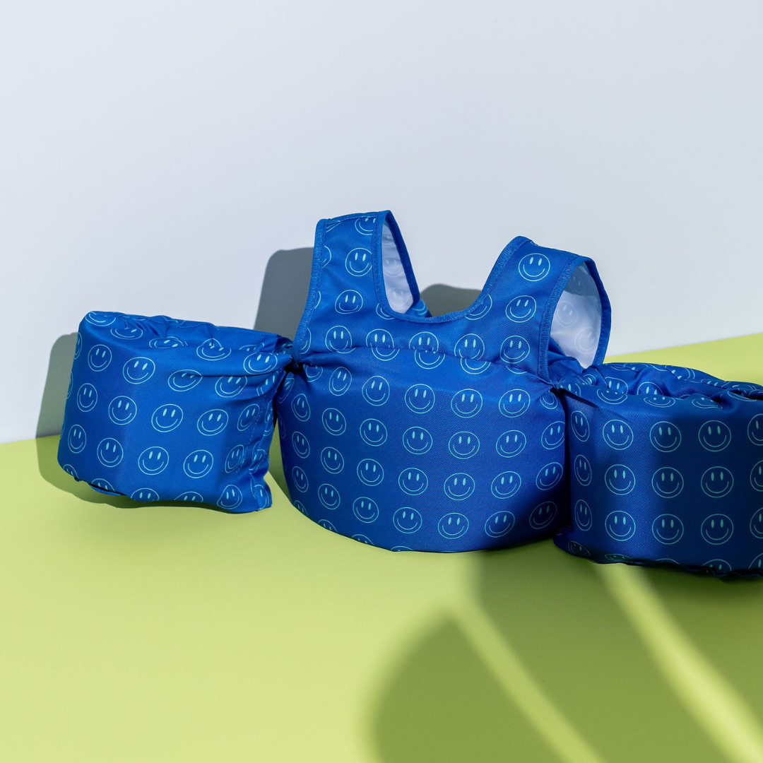 Drip Floats - Wholesale Beach/Pool Toy - Kids & Baby - All Smiles (Blue) Kids Float5