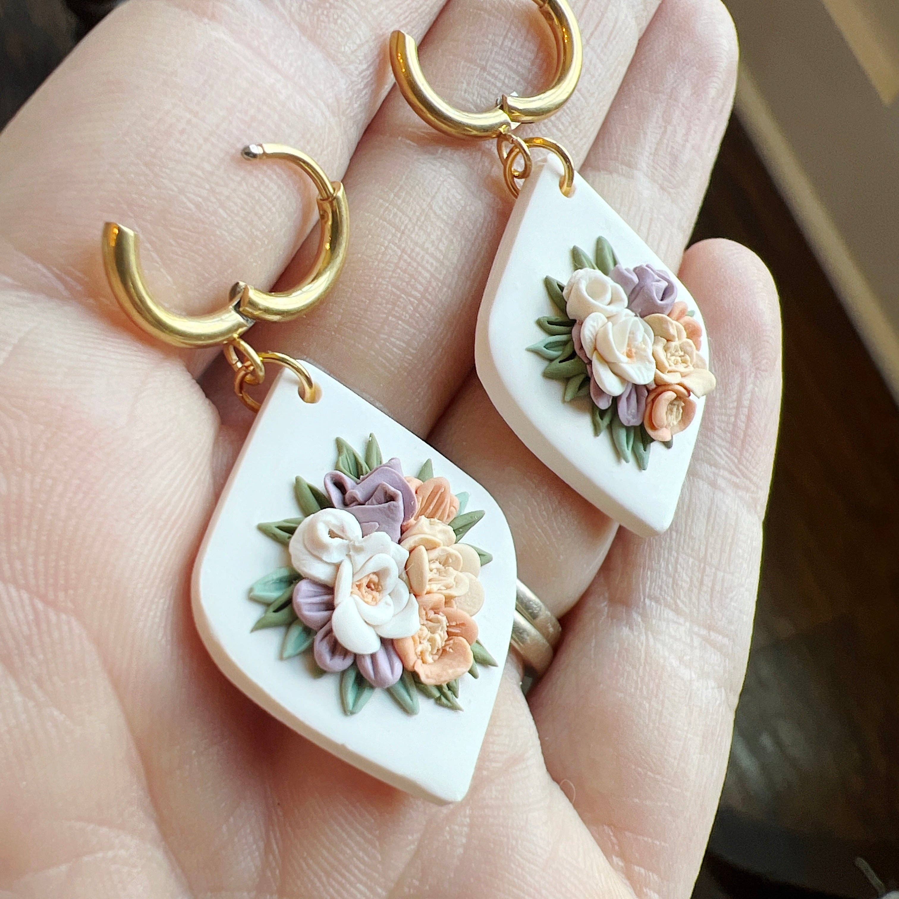 Courage & Calling - Wholesale Dangle Earrings - Maya Huggie Dangles2