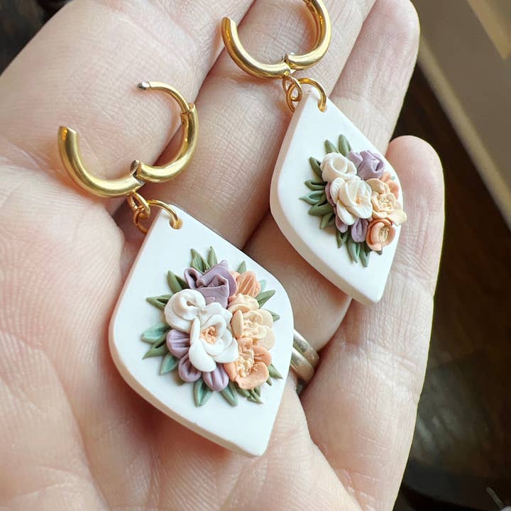 Courage & Calling - Wholesale Dangle Earrings - Maya Huggie Dangles2