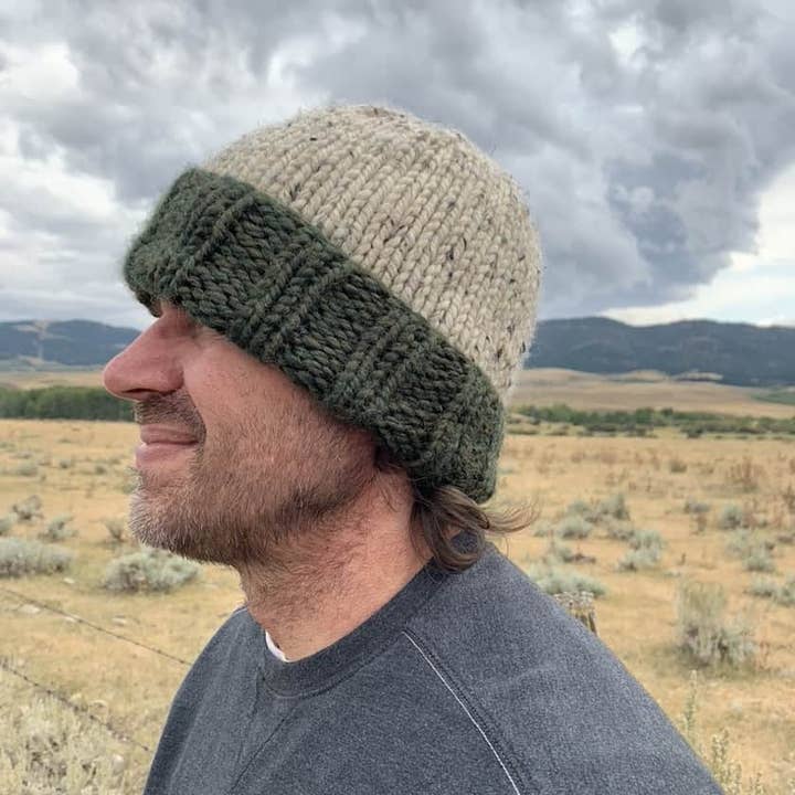 Chunky Knit Camping Hat for wholesale by Bears Den Essentials