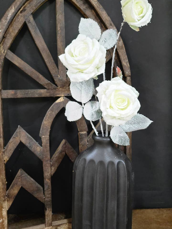 Christmas Rose Pick 33.5in for wholesale by Wholesale Home Decor