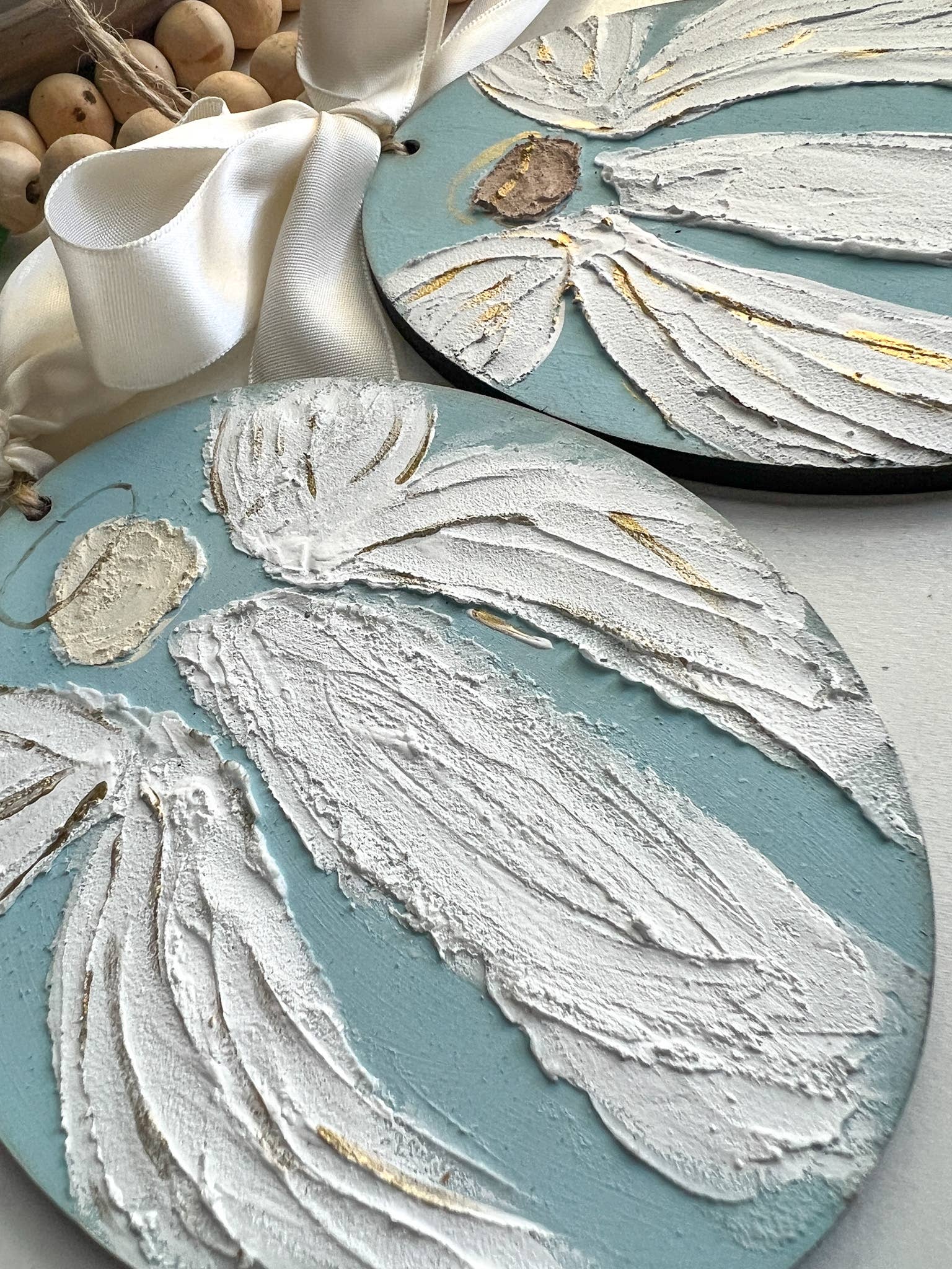 Geaux Magnolia - Wholesale Ornament - Angel Christmas Ornament Memorial Guardian Angel Blue4