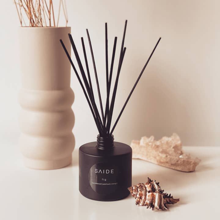 matte black reed diffuser for wholesale by saide.