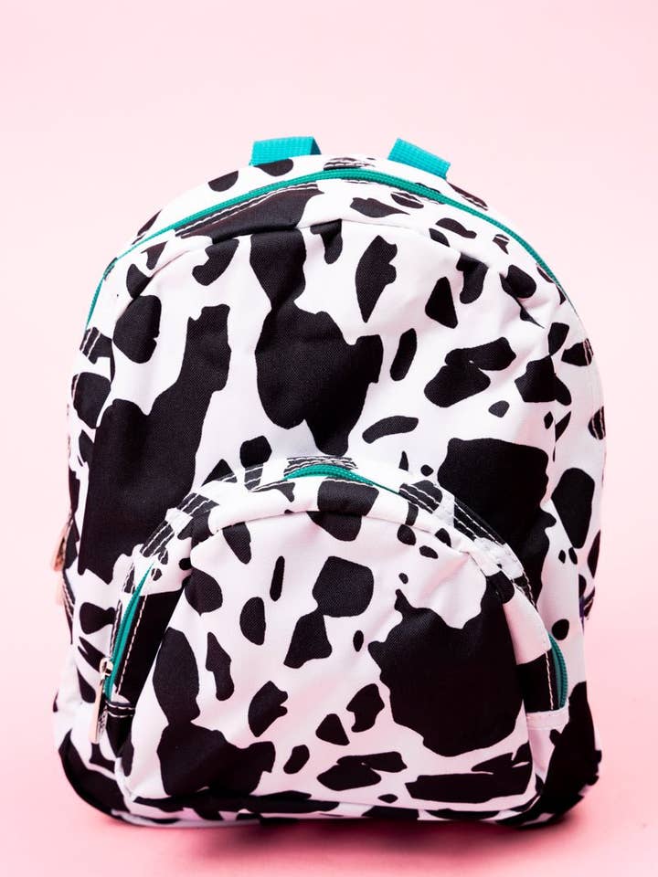 NGIL Deja Moo with Turquoise Trim Small Backpack for wholesale by Wholesale Accessory Market