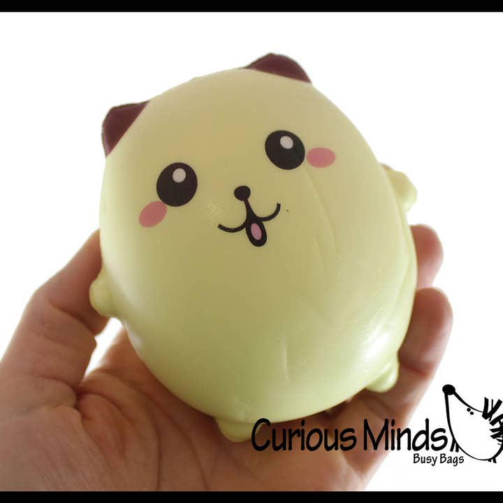 Curious Minds Toys - Wholesale Knijpbal - Kinderen en baby - 1 Schattige squishy speeltjes van Chunky Animals Slow Rise - Memory6