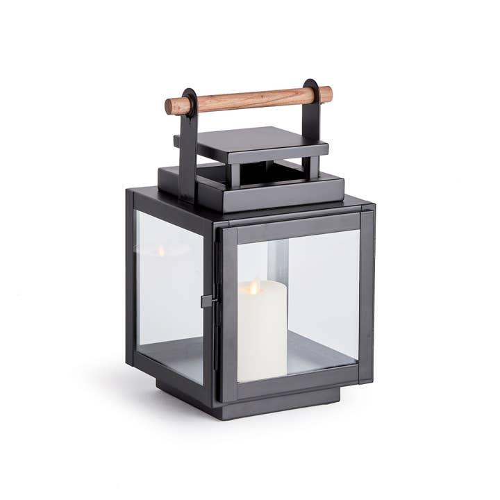 Adwin Outdoor Lantern, Small - Black for wholesale by Napa Home & Garden