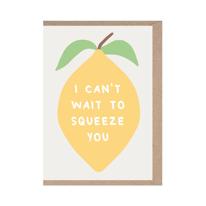 LEMON SQUEEZY - GREETING CARD - STATIONERY for wholesale by Rumble Cards