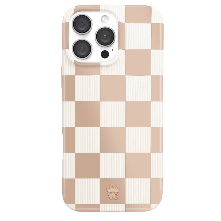 VELVET CAVIAR - Wholesale Phone Case - Women's - iPhone 16 Pro Max MagSafe Case - Nude Vibe Checker