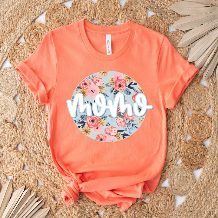 Southern Attitude Designs Inc - Wholesale T-Shirt (Graphic) - Women's - Momo- Floral Circle0