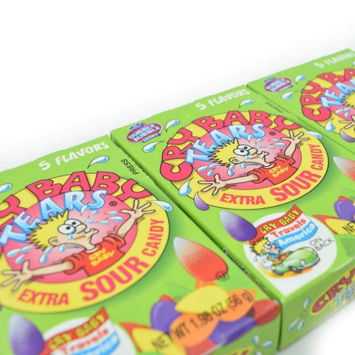 Sugar Bear Candy – wholesale Boiled sweets – Cry Baby Tears Extra Sour Candy 24 ct.