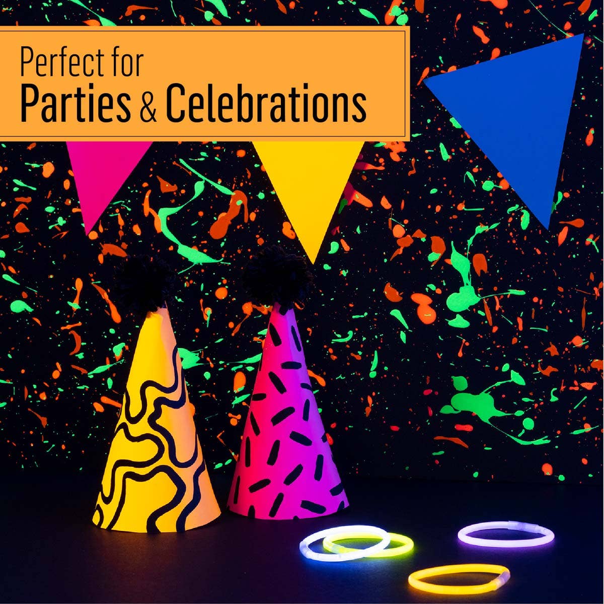 Plaid Crafts - Wholesale Acrylic Paint - FolkArt Neon Blacklight Acrylic Paint 2 oz and 8 oz20